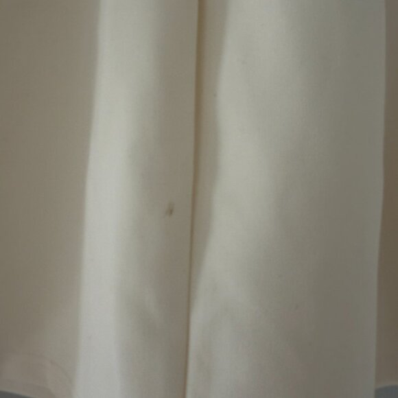Small Long Sleeve Ponte Mini Dress - Ivory - Picture 8 of 8